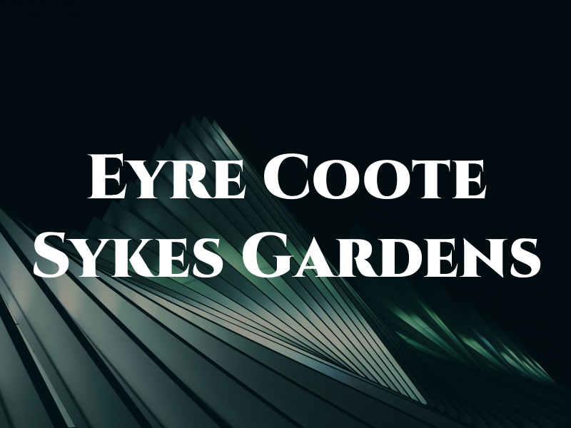 Eyre Coote Sykes Gardens