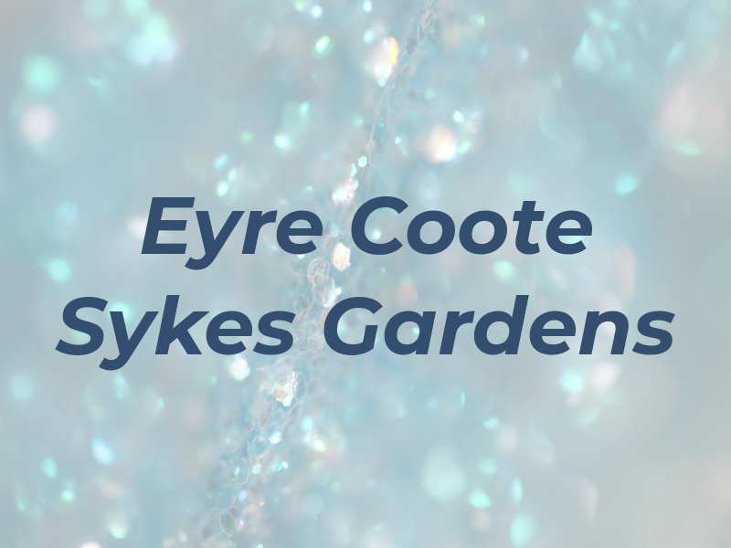 Eyre Coote Sykes Gardens