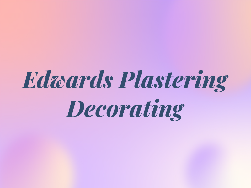 Edwards Plastering and Decorating