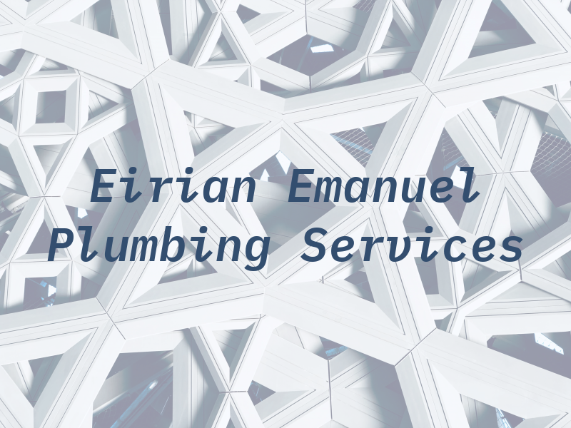 Eirian Emanuel Plumbing Services