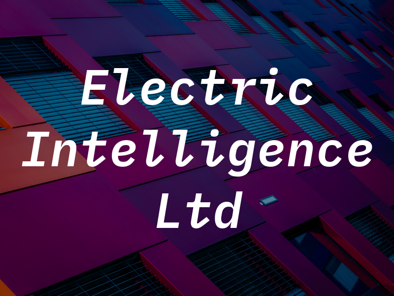 Electric Intelligence Ltd