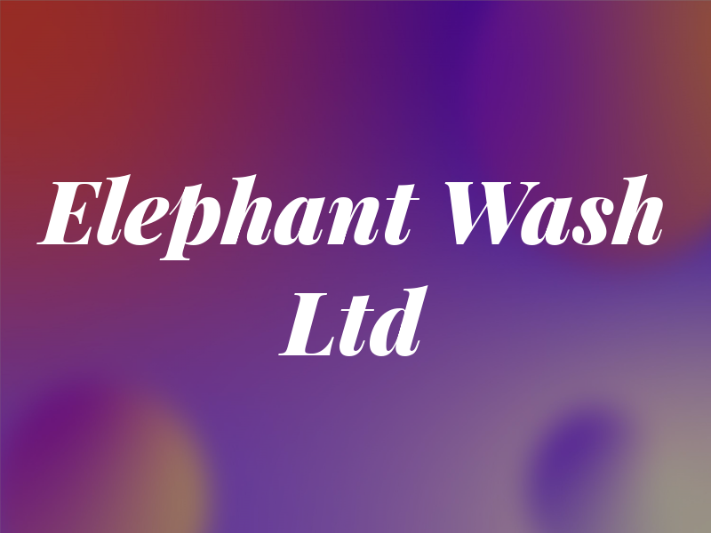Elephant Wash Ltd