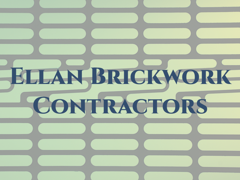 Ellan Brickwork Contractors