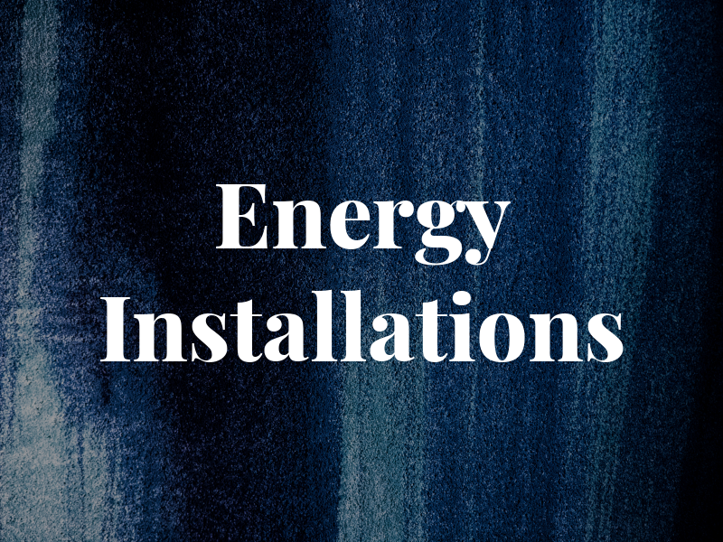 Energy Installations