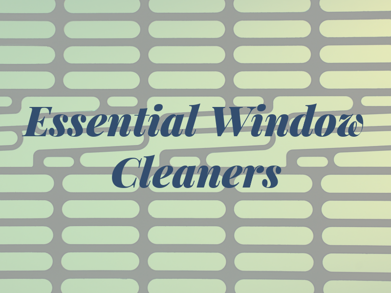 Essential Window Cleaners