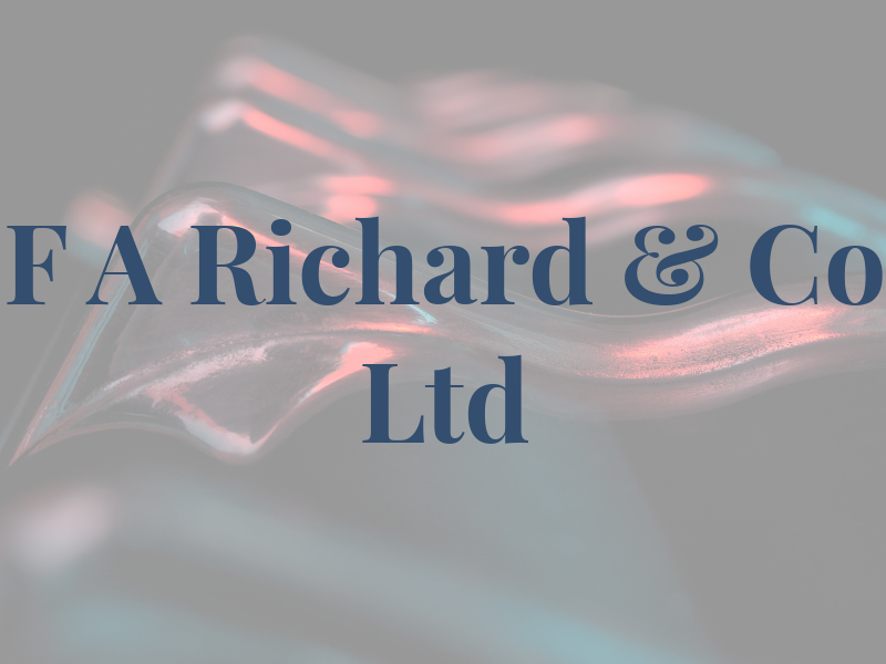 F A Richard & Co Ltd