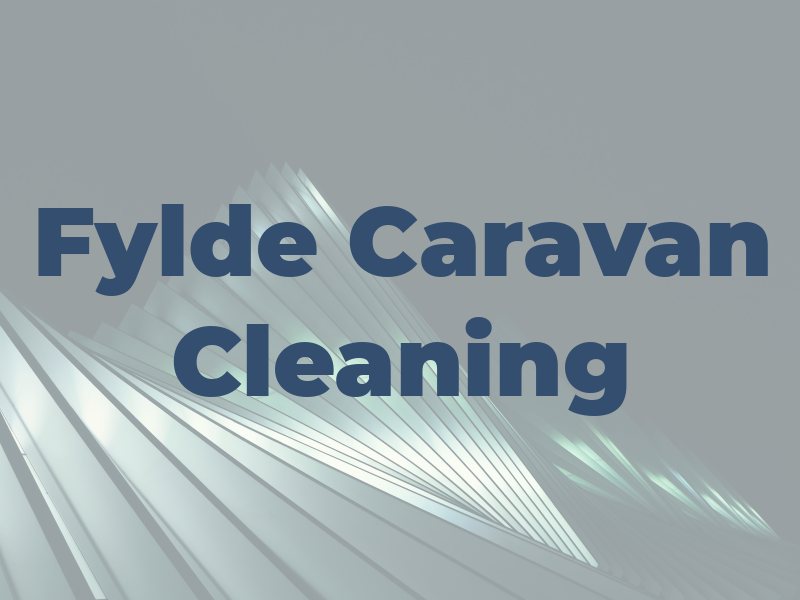Fylde Caravan Cleaning