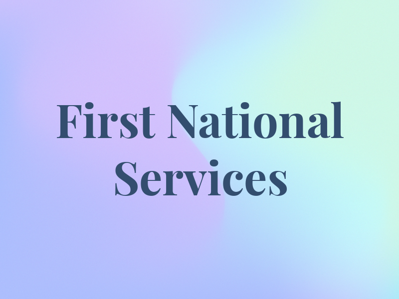 First National Services