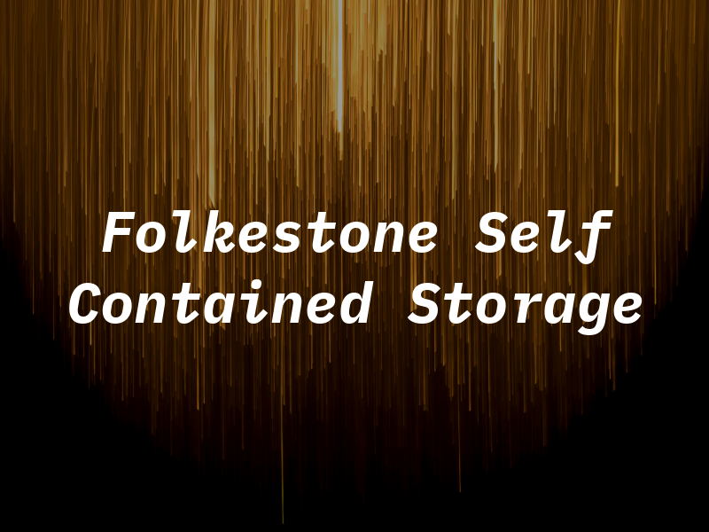 Folkestone Self Contained Storage