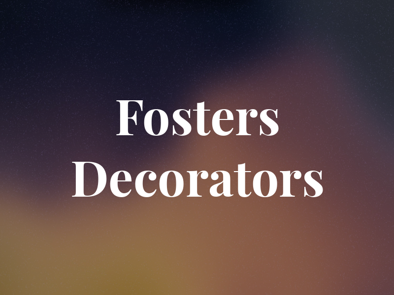 Fosters Decorators