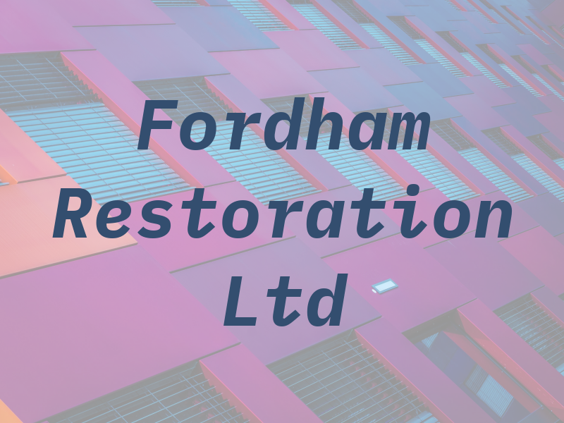 Fordham Restoration Ltd