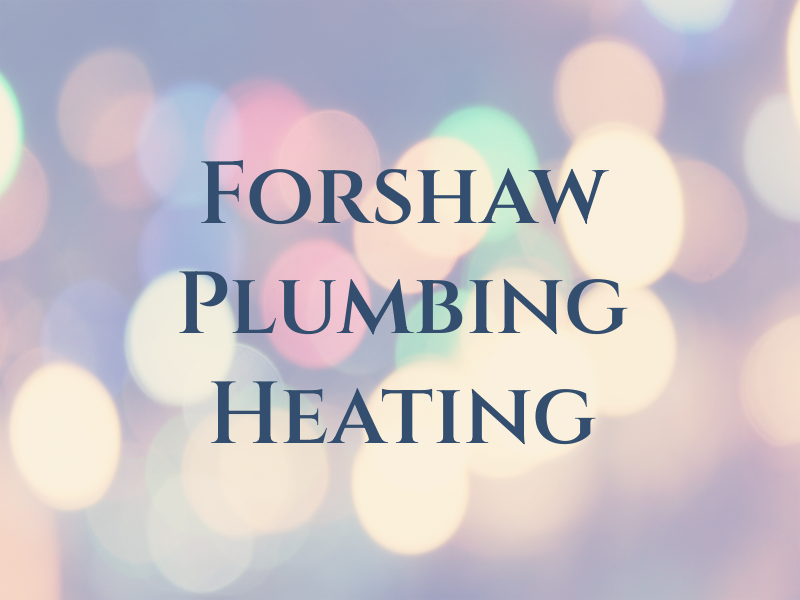 Forshaw Plumbing and Heating Ltd