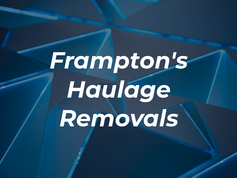Frampton's Haulage & Removals Ltd