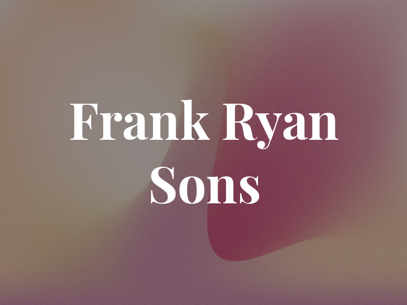 Frank Ryan & Sons Ltd