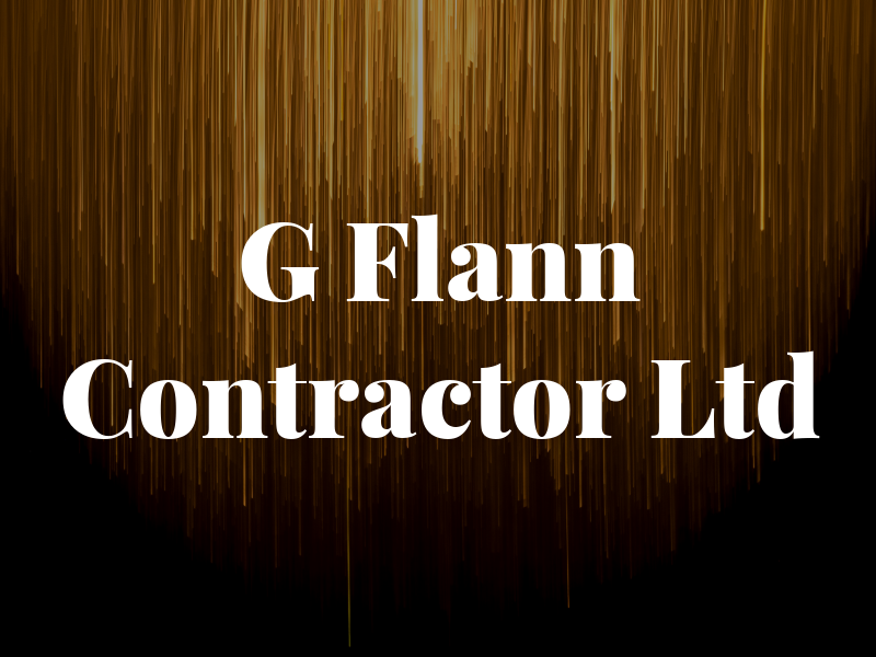 G Flann Contractor Ltd