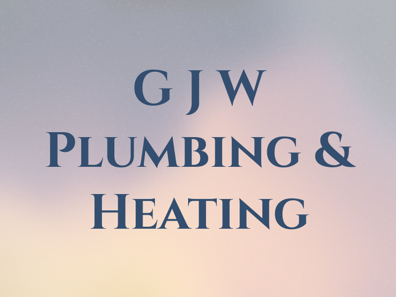 G J W Plumbing & Heating