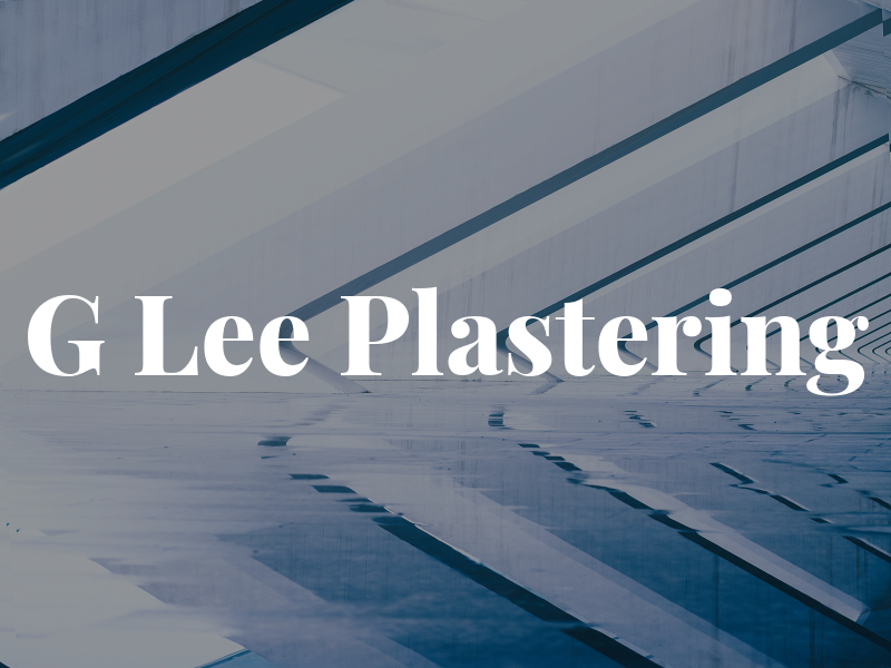G Lee Plastering