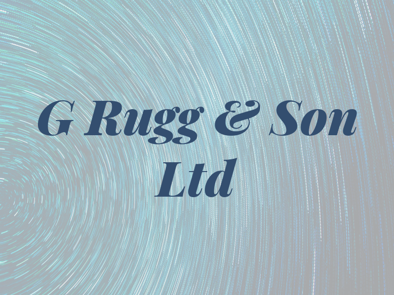 G Rugg & Son Ltd