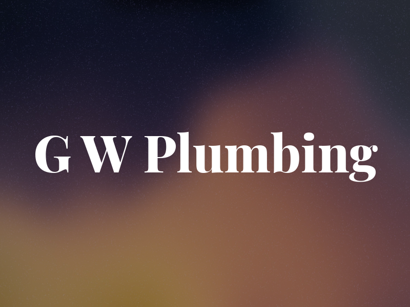 G W Plumbing