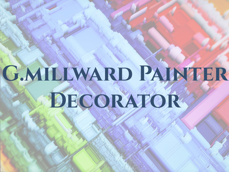 G.millward Painter and Decorator