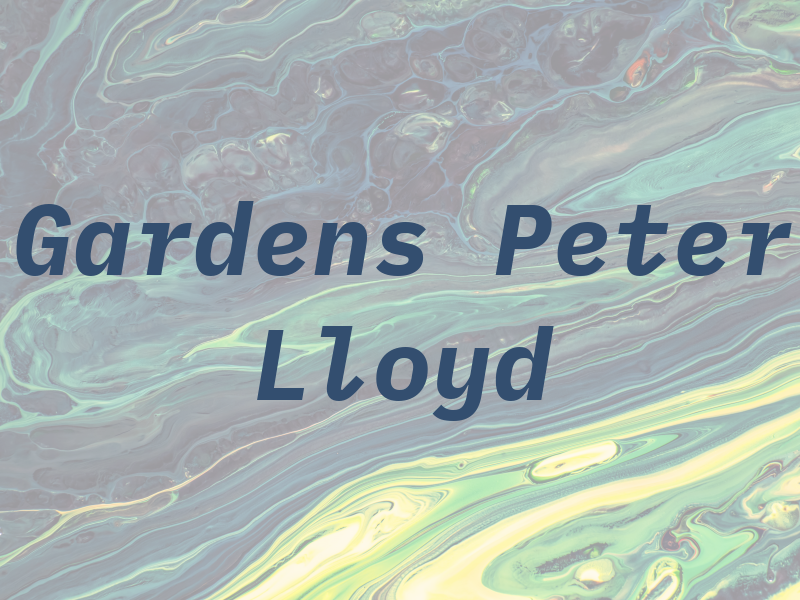 Gardens by Peter Lloyd