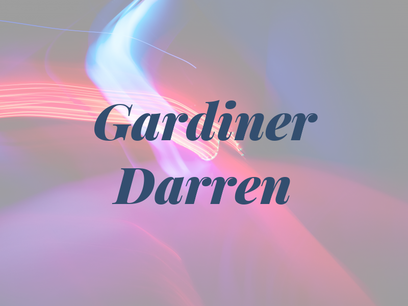 Gardiner Darren