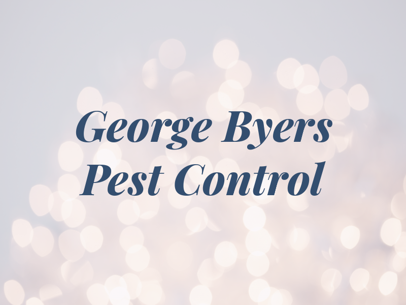 George Byers Pest Control