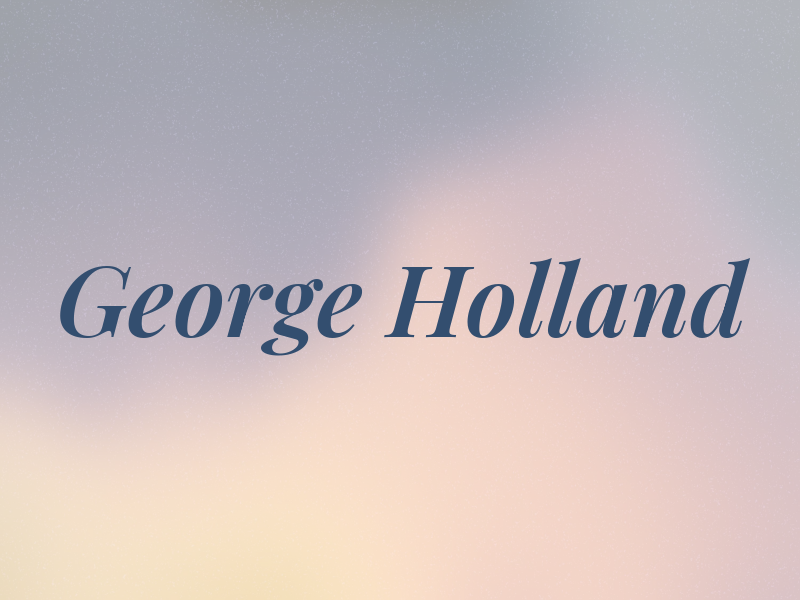 George Holland