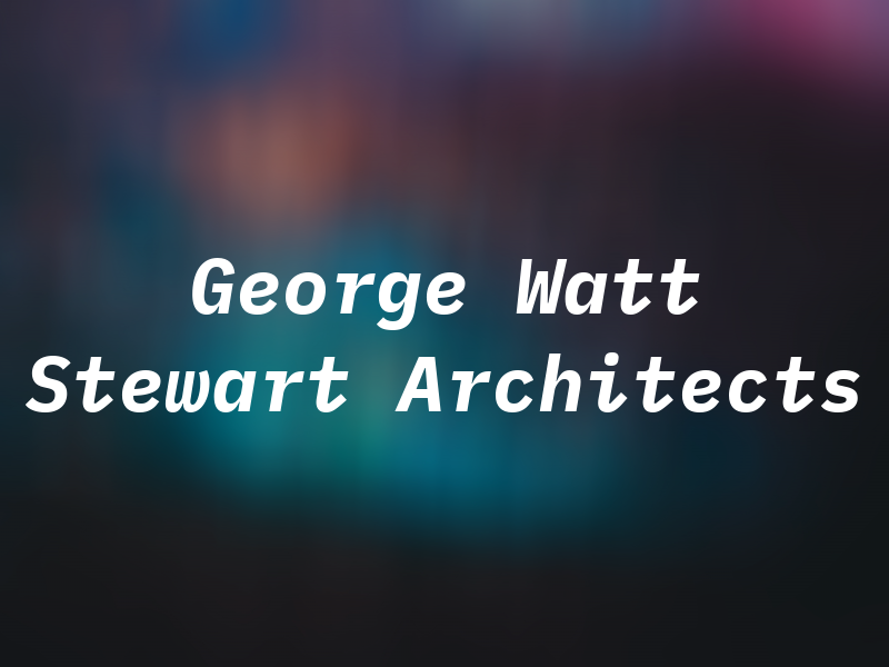 George Watt + Stewart Architects