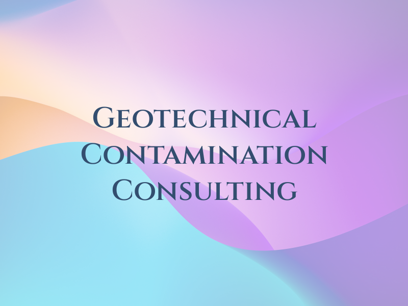 Geotechnical and Contamination Consulting