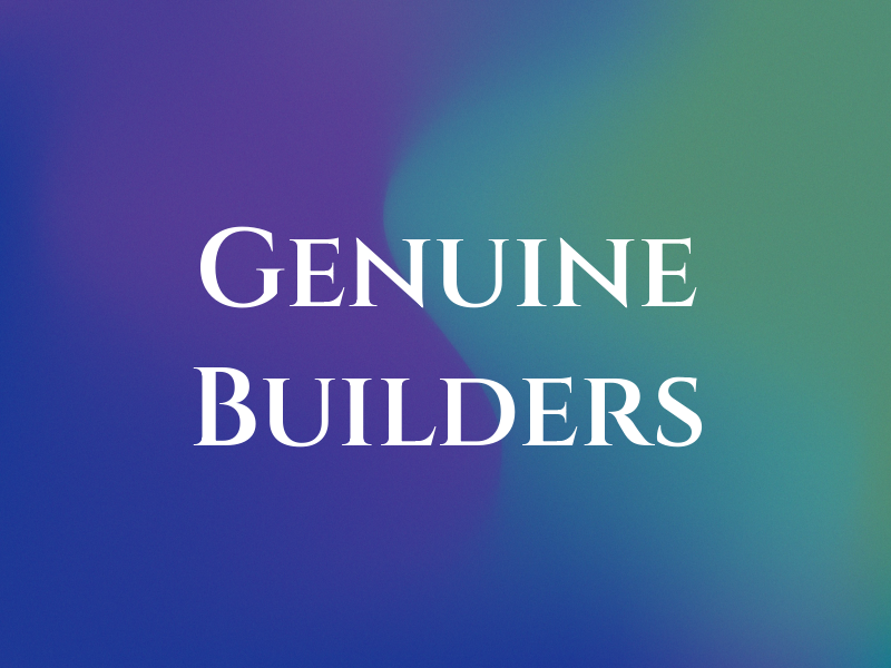 Genuine Builders