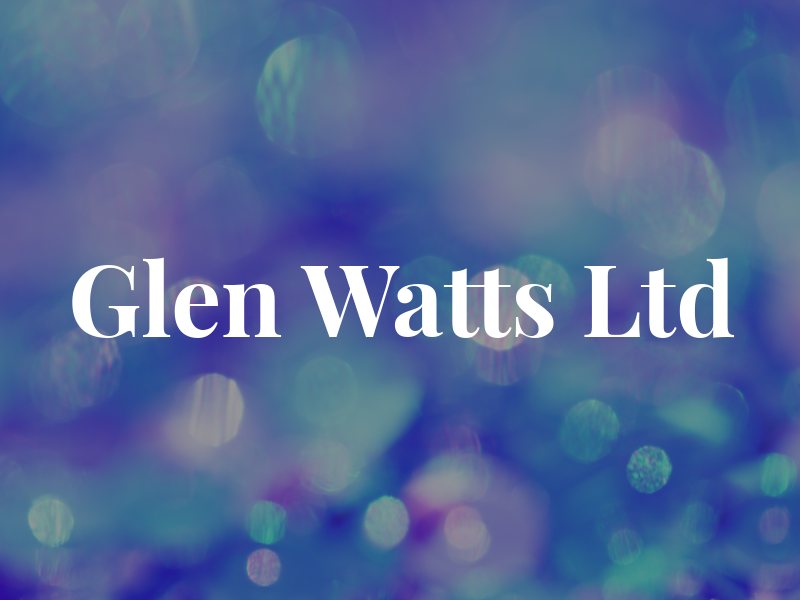 Glen Watts Ltd