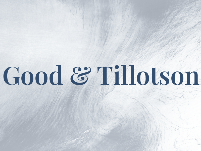 Good & Tillotson