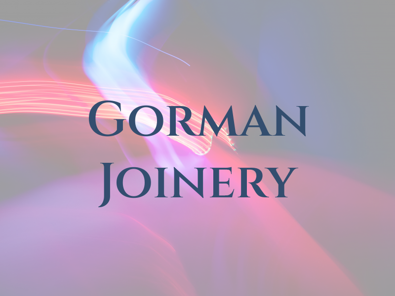 Gorman Joinery
