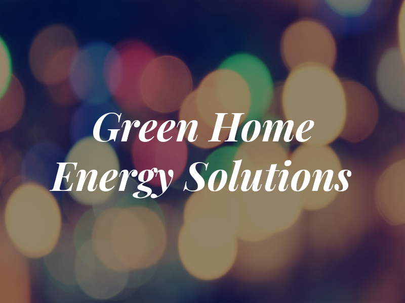 Green Home Energy Solutions UK