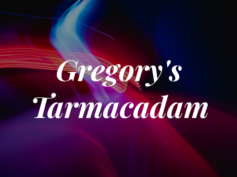 Gregory's Tarmacadam
