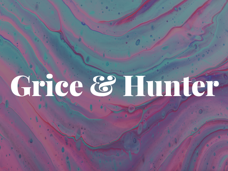 Grice & Hunter