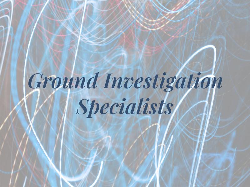 Ground Investigation Specialists