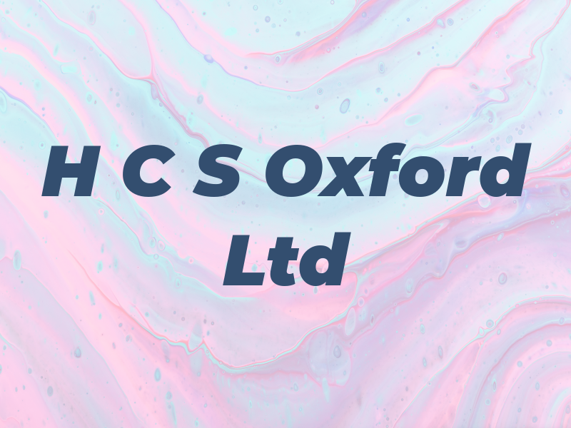 H C S Oxford Ltd