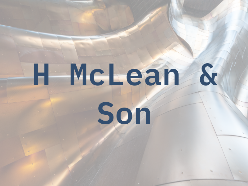 H McLean & Son