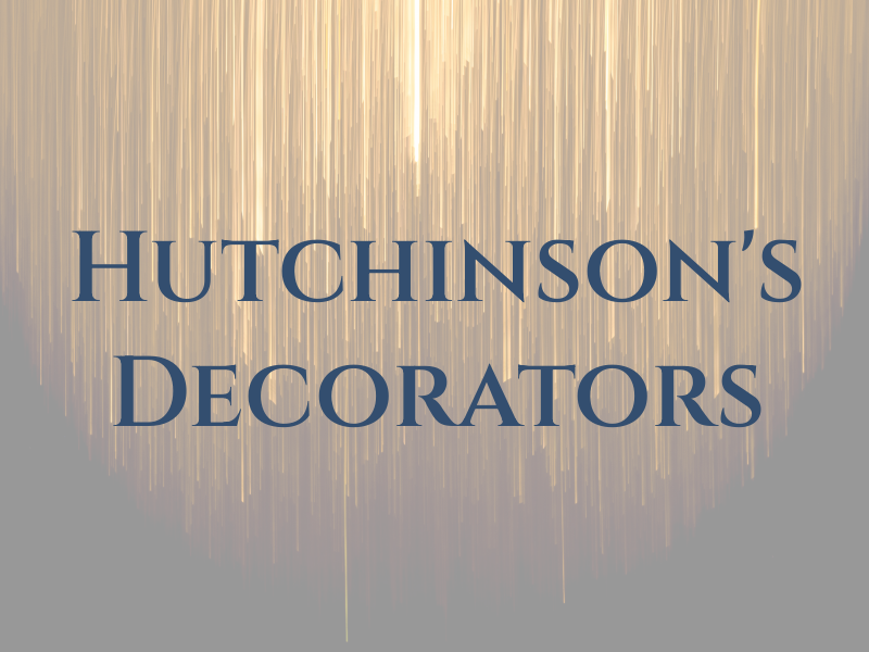Hutchinson's Decorators