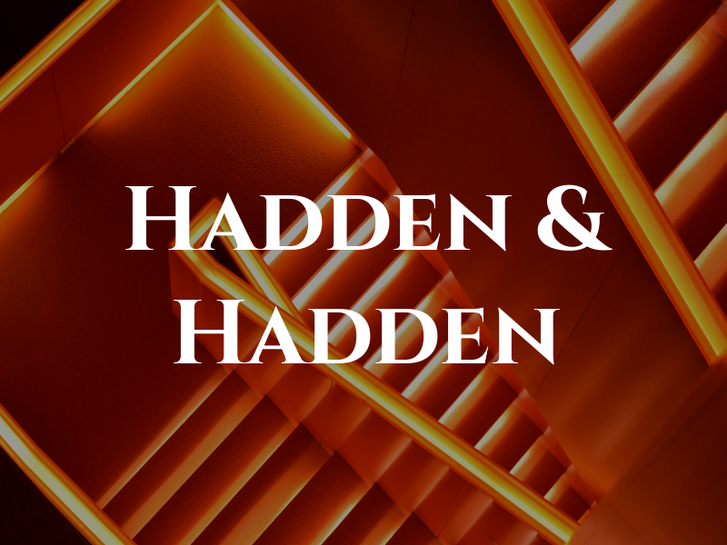 Hadden & Hadden