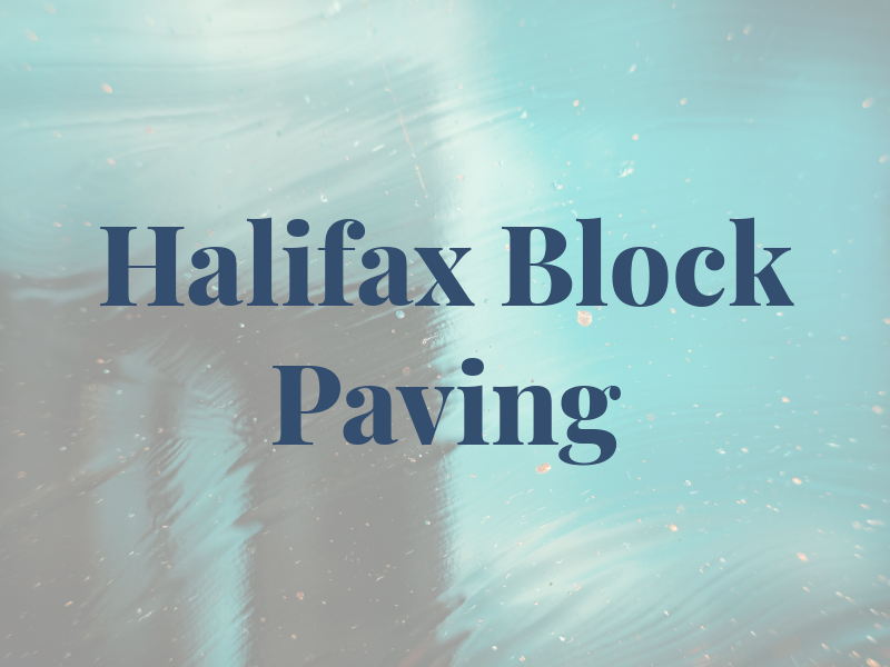 Halifax Block Paving