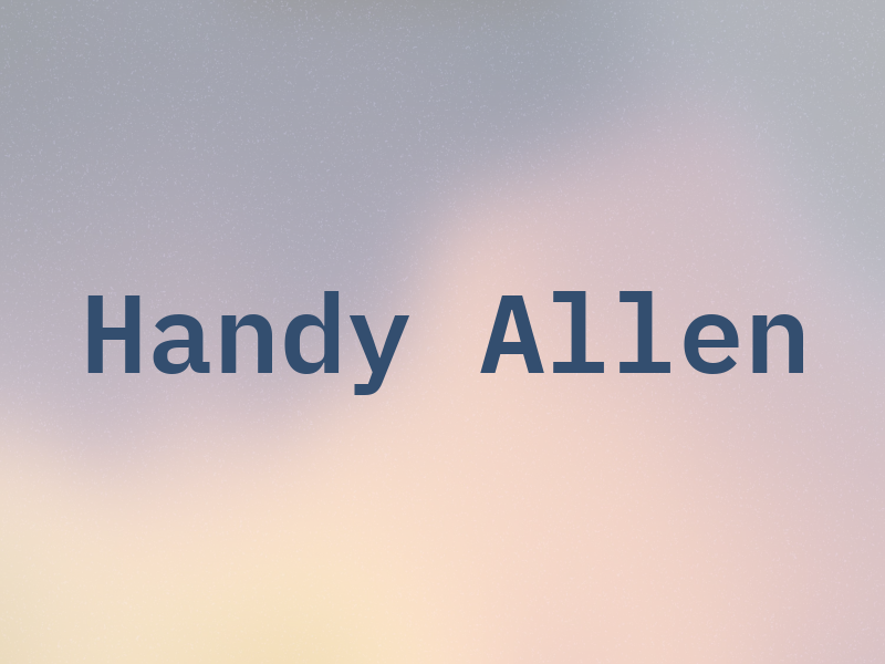 Handy Allen