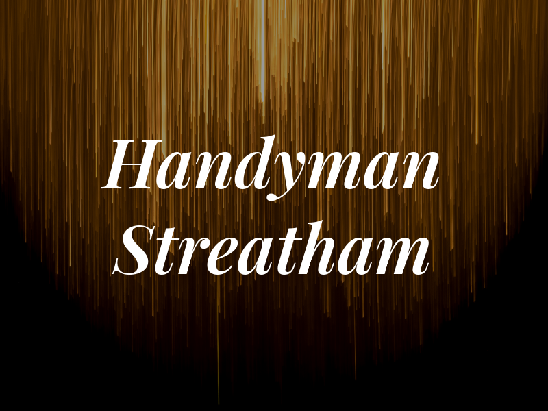 Handyman Streatham