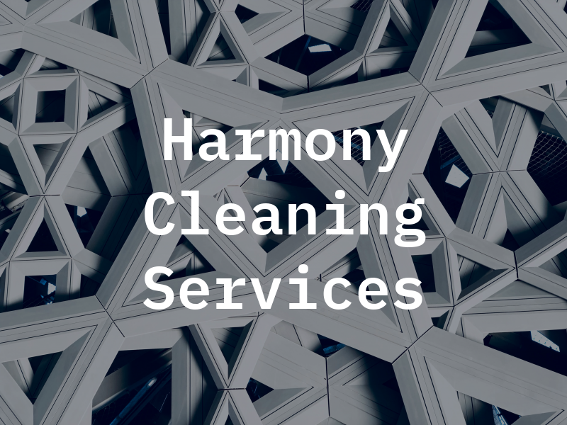 Harmony Cleaning Services Ltd