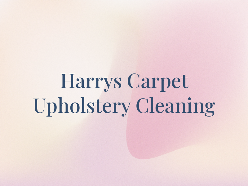 Harrys Carpet & Upholstery Cleaning