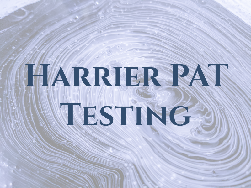 Harrier PAT Testing