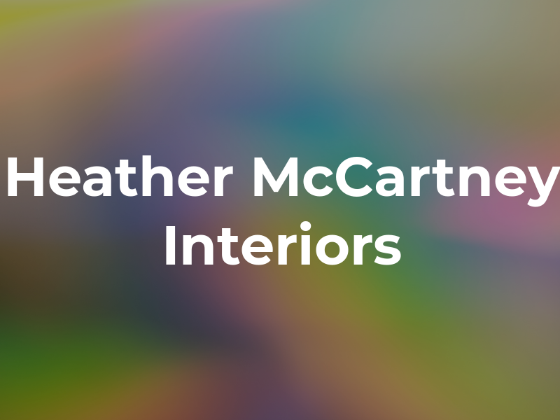 Heather McCartney Interiors