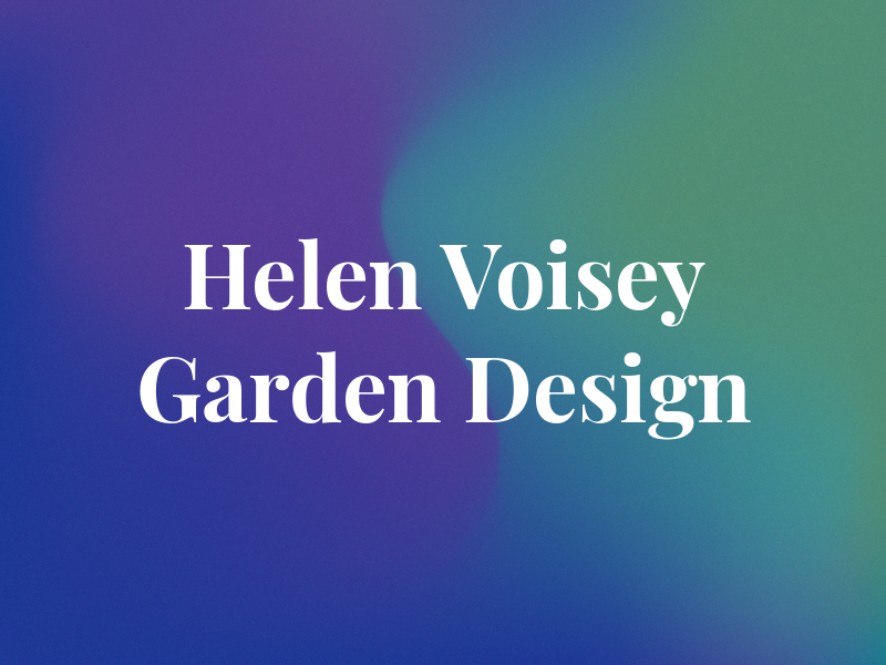 Helen Voisey Garden Design